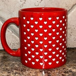 Heart themed coffee mug. Made in Germany